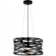 Φωτιστικό Κρεμαστό 3xE27 230V Μαύρο 955HELIX3/BK